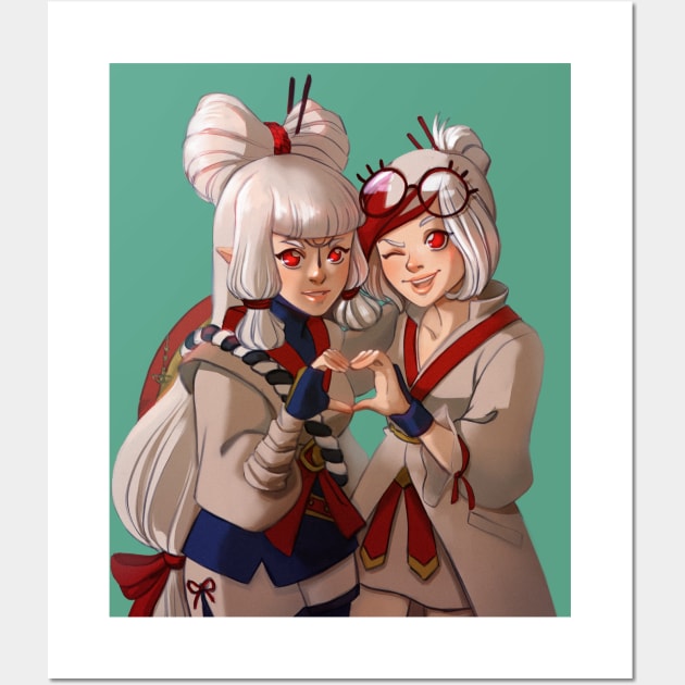 Impa x Purah Wall Art by ursulalopez